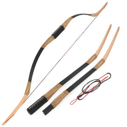 Takedown Traditional  20-35lbs Wooden Horsebow Archery