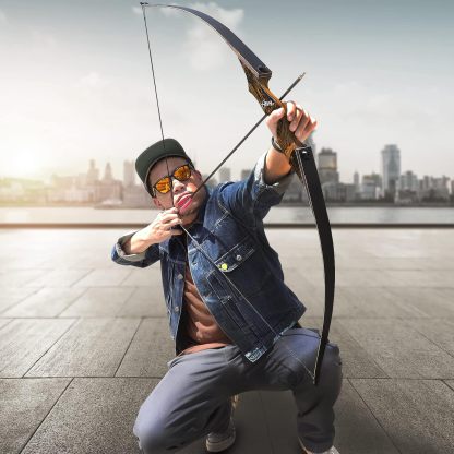 Black Hunter Rrcueve Longbow Hunting 