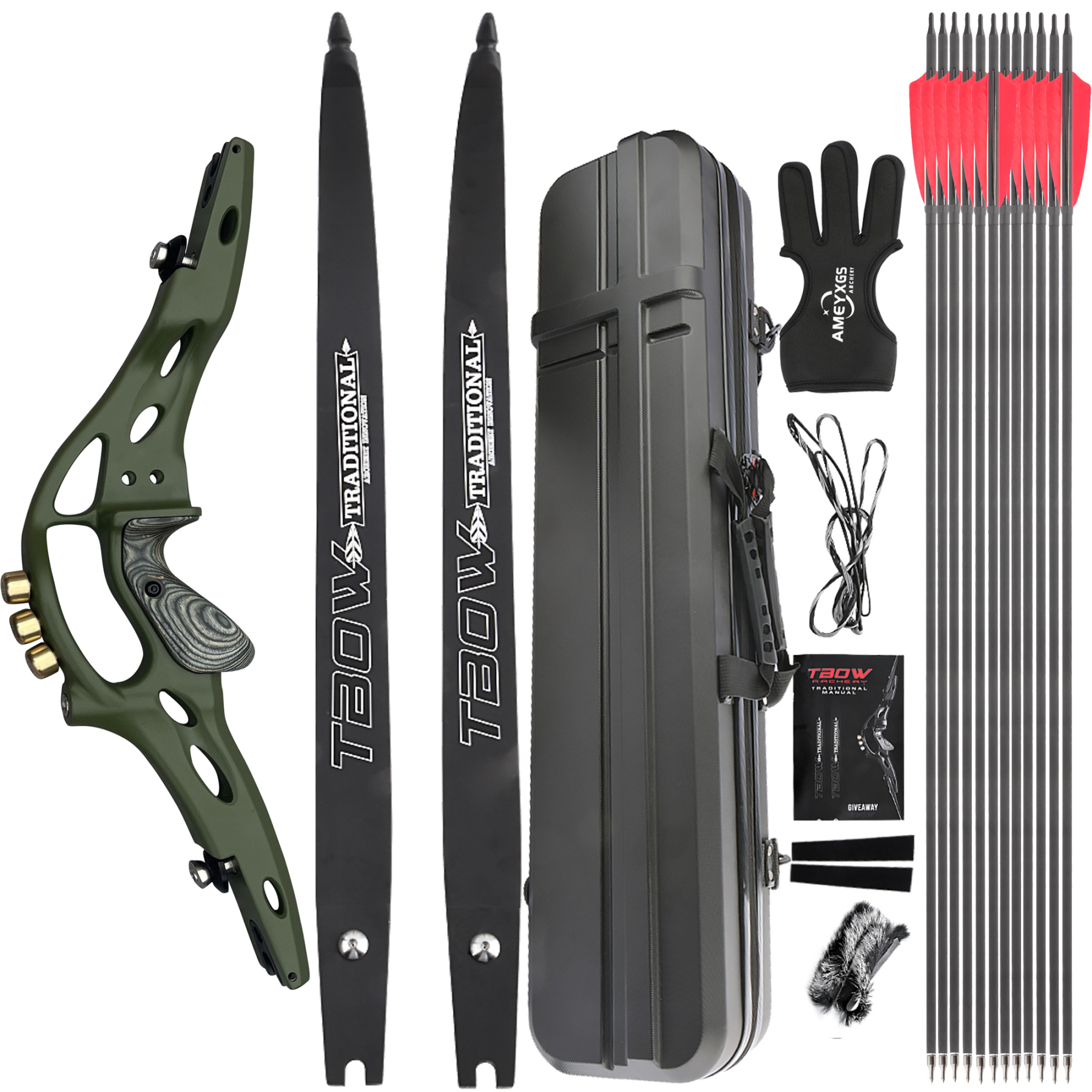 TBOW Archery Hunting Becurve Bow / Barebow