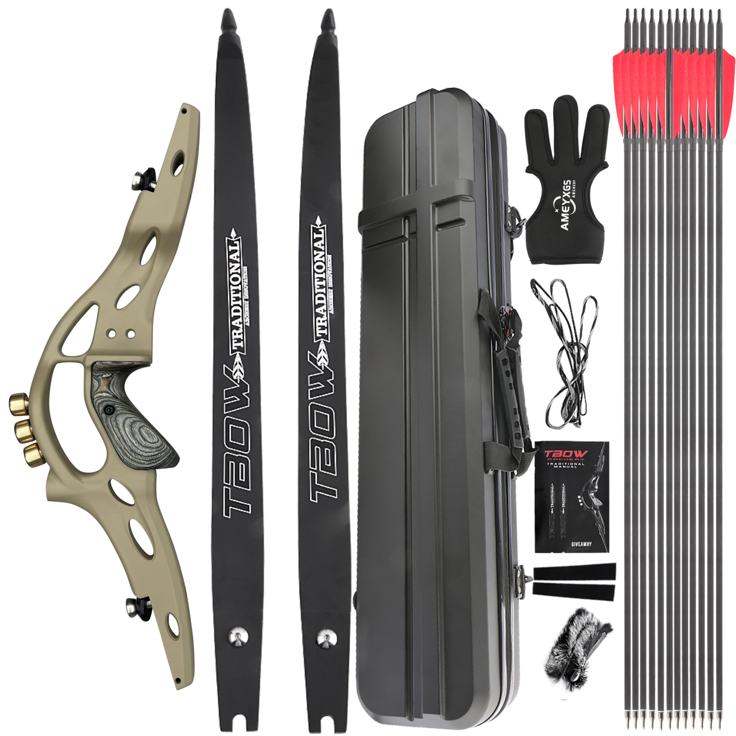 TBOW Archery Hunting Becurve Bow / Barebow