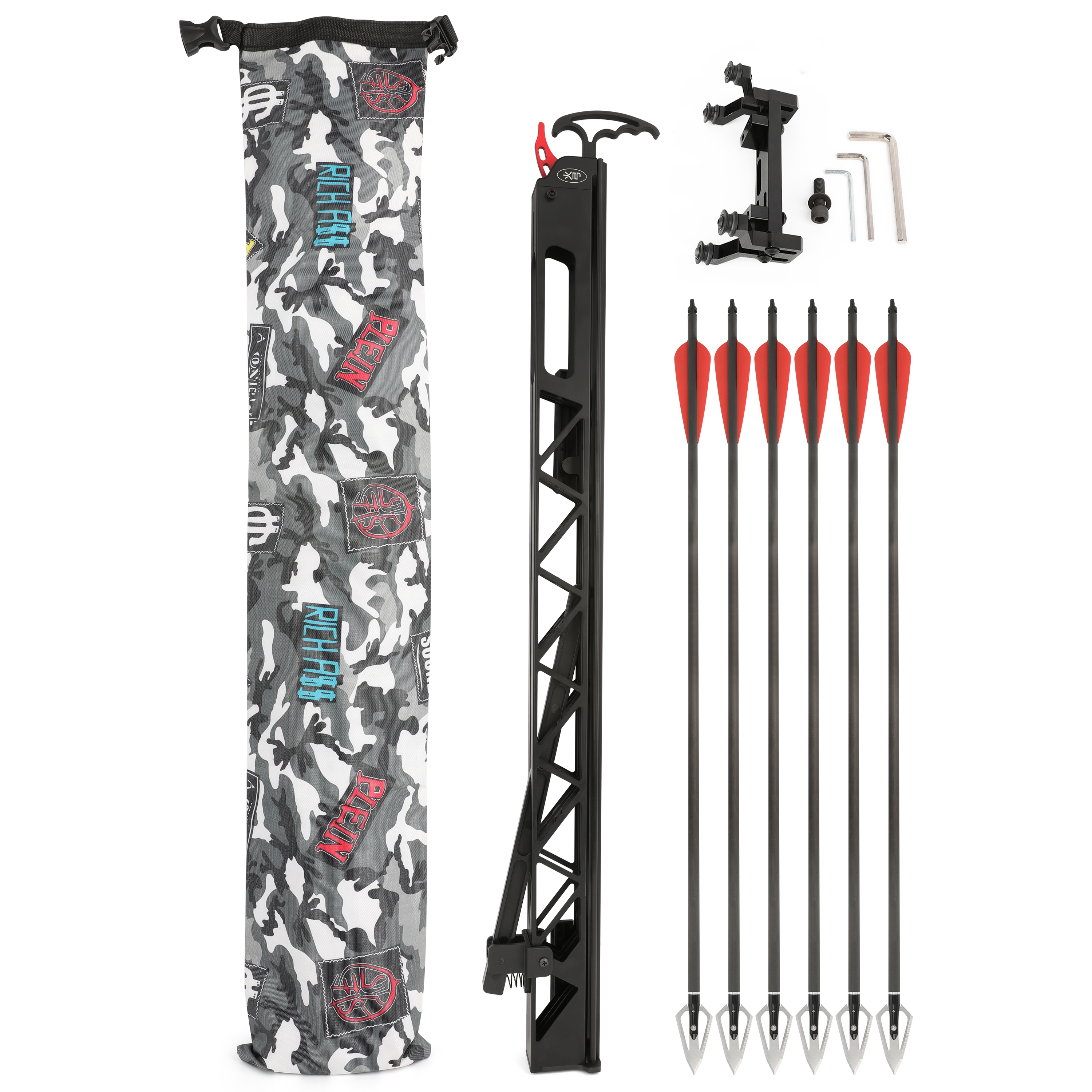 [Copy]Archery Shooter Launcher  Repeating Compound Bow 6 arrow Rapid