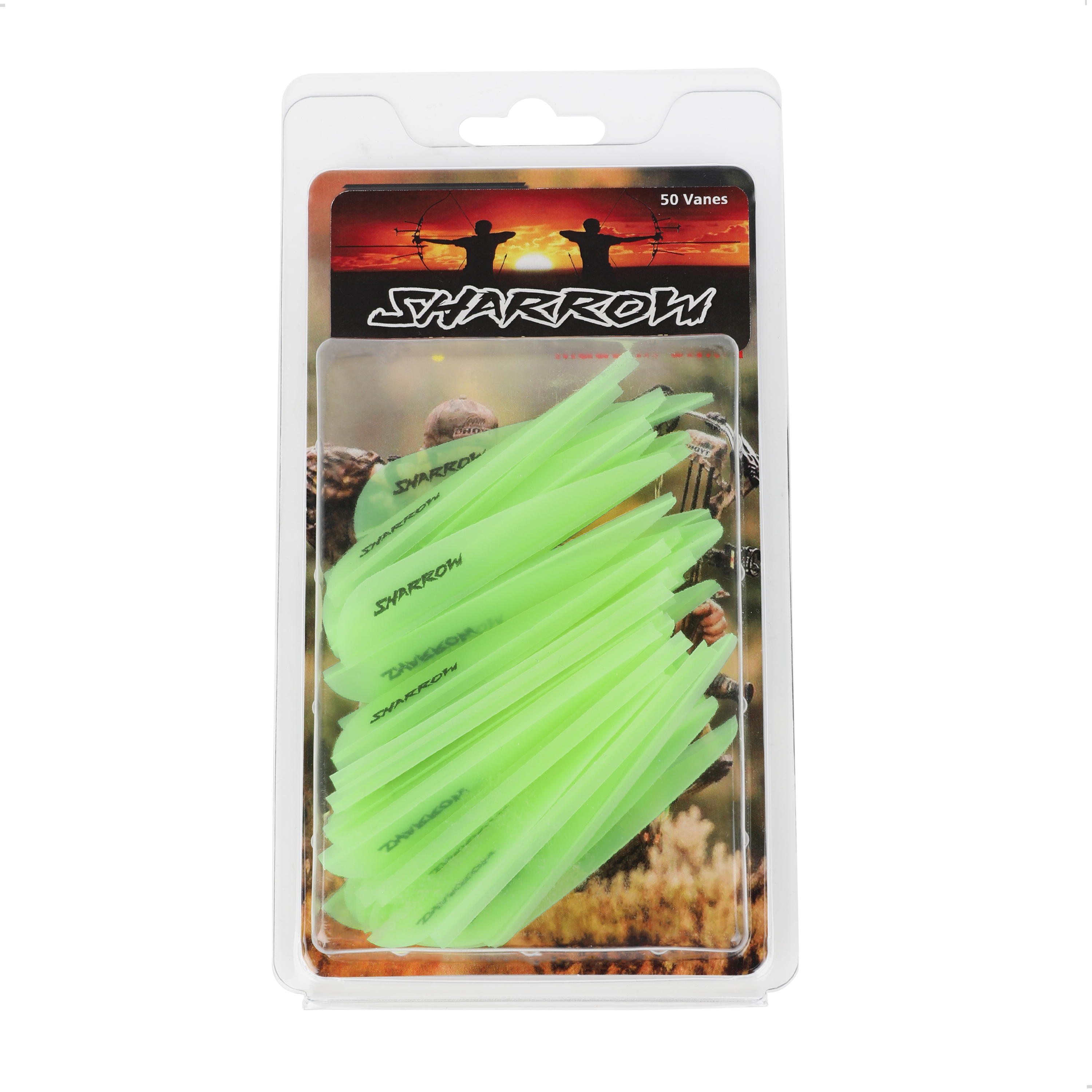 Transparent Arrow Vanes 2/3/4 Inch Hunting Archery Feather Fletching