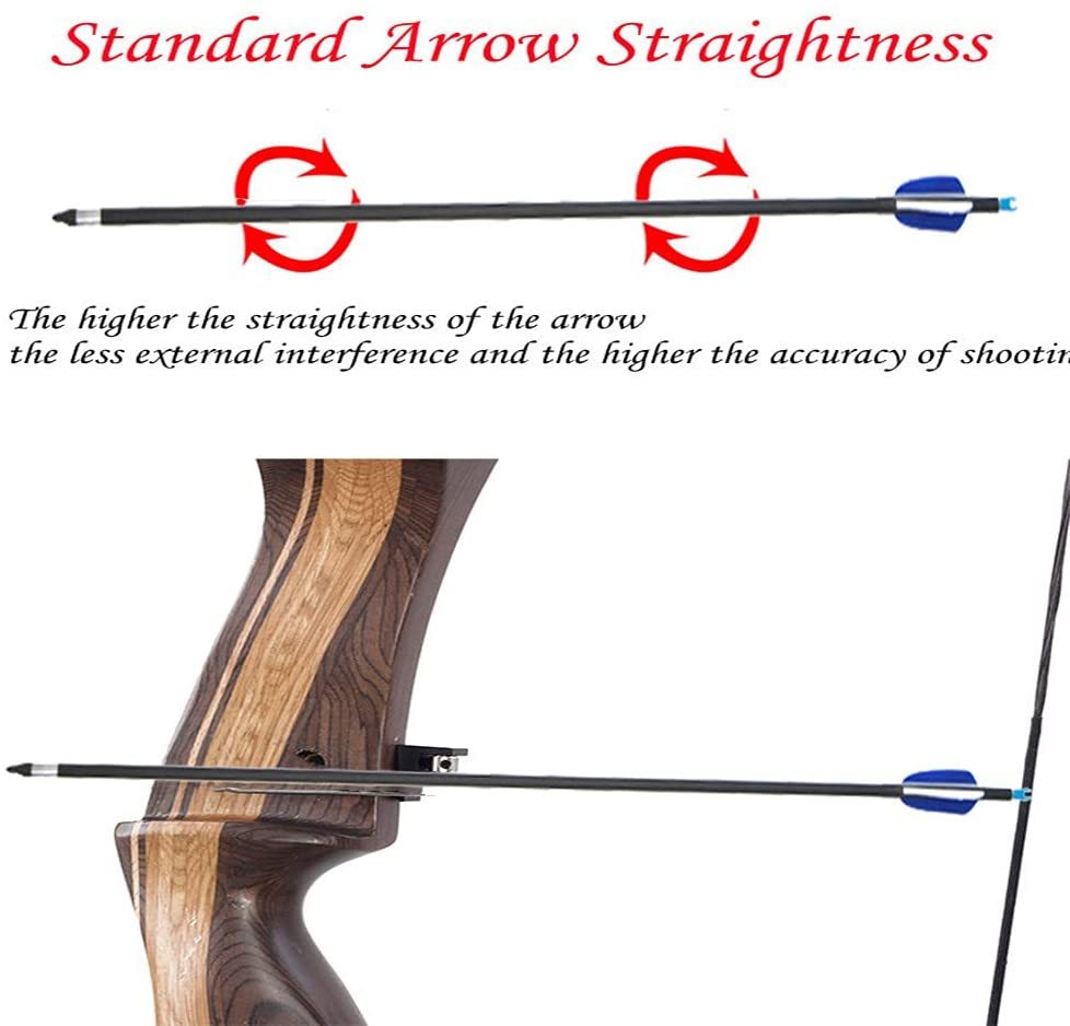 🎯AMEYXGS Archery Spine 700 Carbon Arrow Turkey Feathers-AMEYXGS Archery