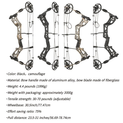 Archery Hunting Ultimate Compound Bow Kit 30-70 LBS for Hunters & Archery Lover