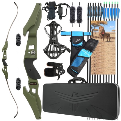 TBOW ILF Recurve Bow Kit 62" 25-65lbs