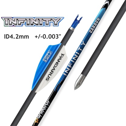 PANDARUS INFINITY 30" Pure Carbon Target Arrow Competition-12pcs/Box