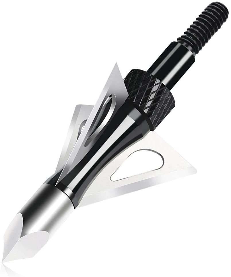 🎯Broadheads 100Grain 3 Blade for Hunting Composite Bow Crossbows-AMEYXGS Archery