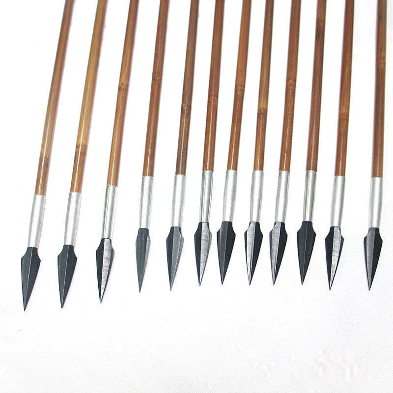 🎯Traditional Bamboo Arrow for Practice Targeting Longbow-AMEYXGS Archery