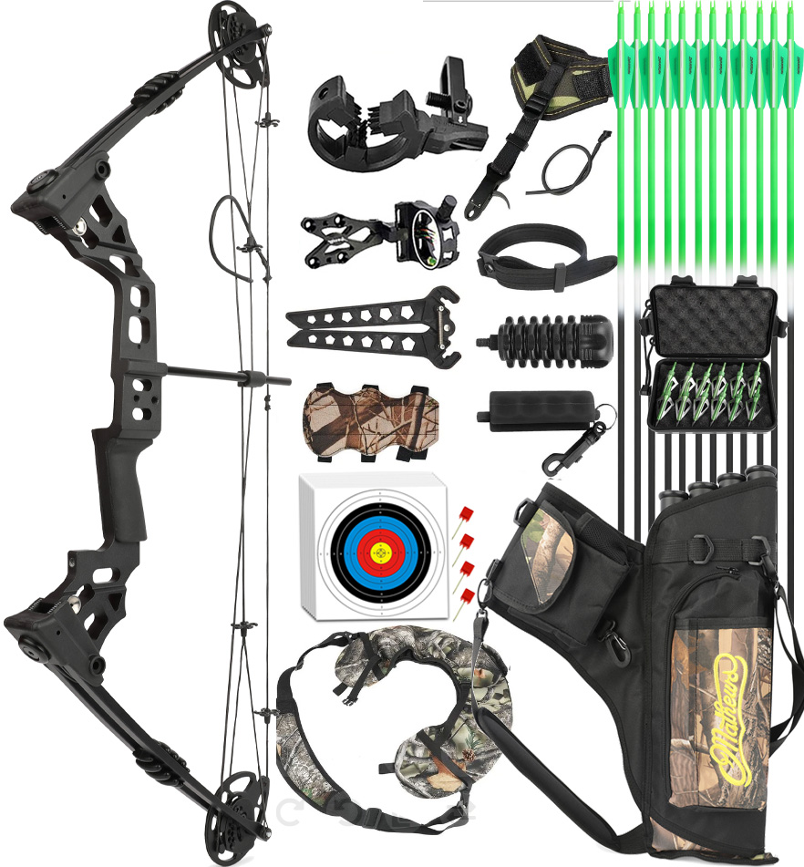X8 Compound Bow Kit , Hunting&Target 20-70lbs Adjustable – AMEYXGS