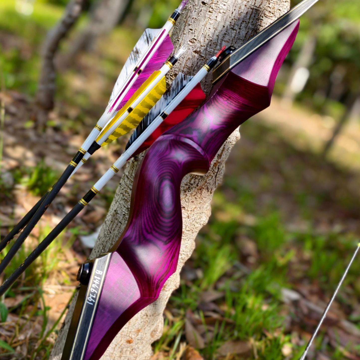 60" Black Hunter Takedown Recurve Bow （RH&LH)