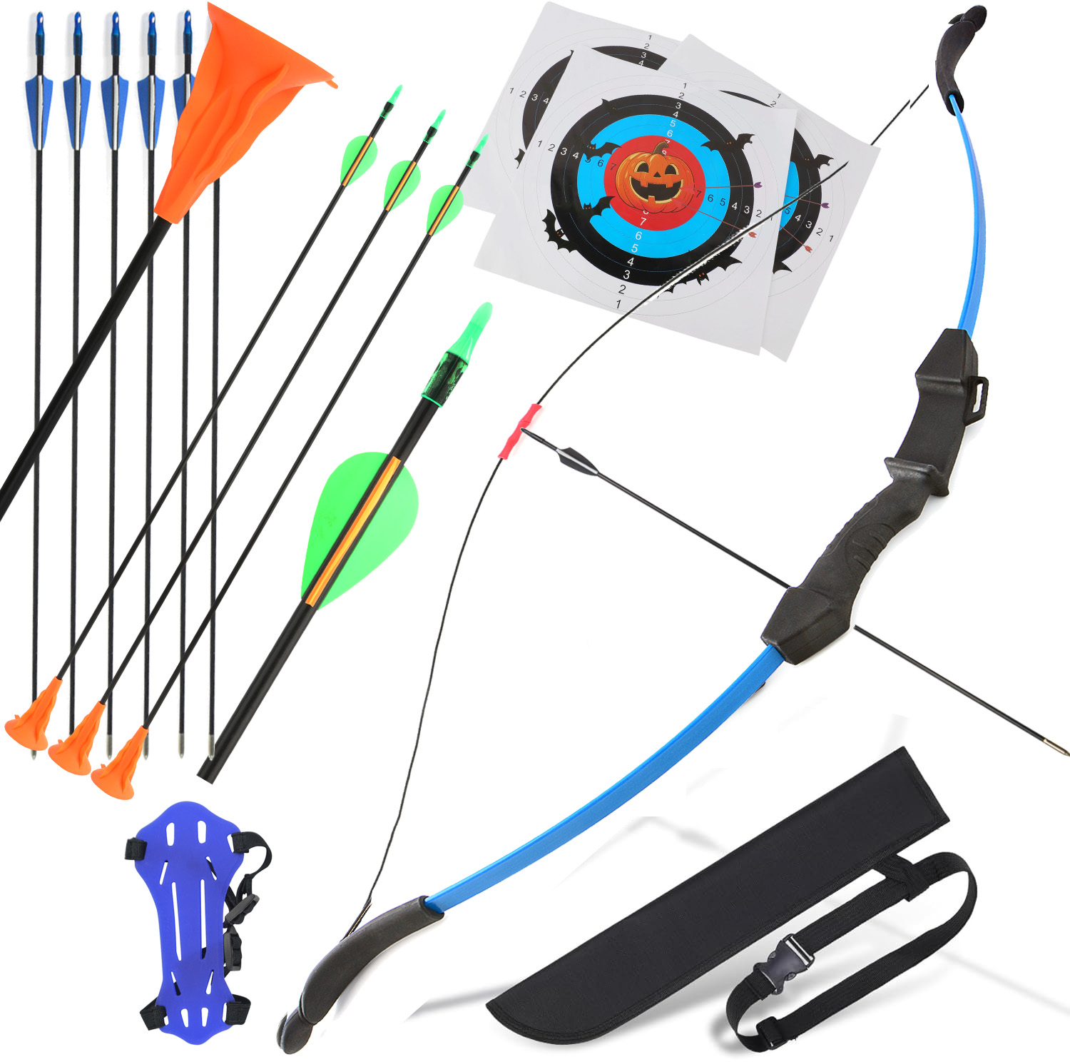 Bow and Arrow for Teens Beginners Adults Recurve Bow Set 9 Arrows