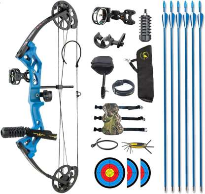 🎯TOPOINT ARCHERY M3 Compound Bow Package for Beginners Junior&kids ,10-30Lbs Adjustable-AMEYXGS Archery