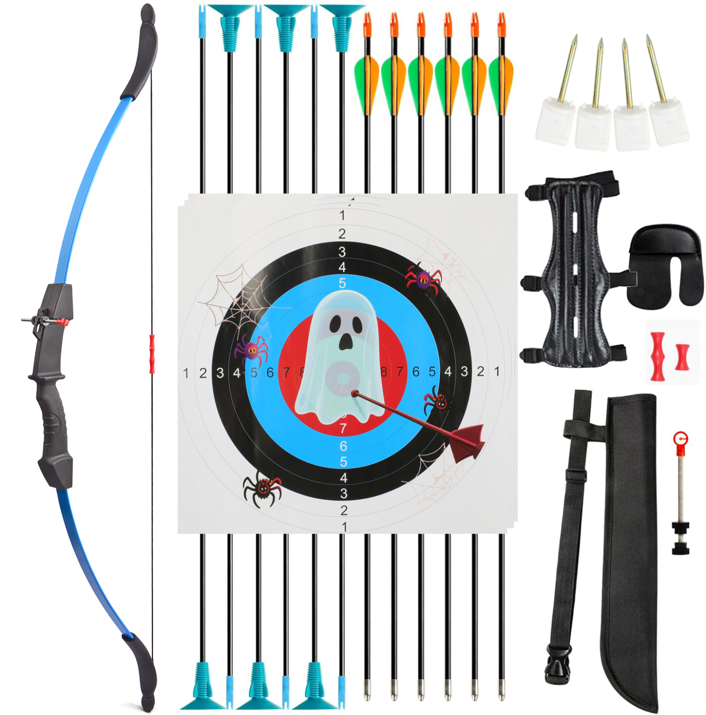 Youth Recurve Bow and Arrow Set for Kids 8-15 Archery Starter Bow Set