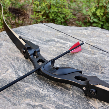 60" Hunting Recurve Bow 20-55lbs Takedown Aluminum Riser Archery