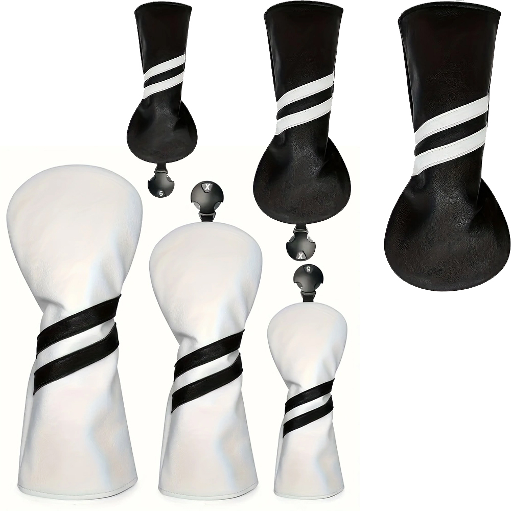 Golf Club Headcovers Durable PU Protector Prevent Friction Golf 