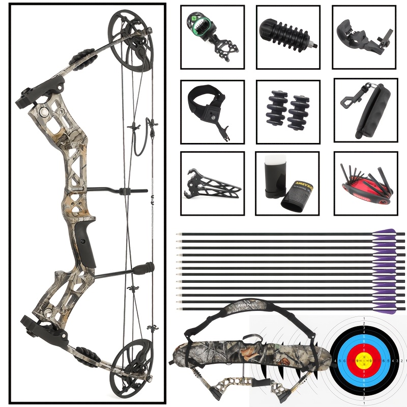 Archery Hunting Ultimate Compound Bow Kit 30-70 LBS for Hunters & Archery Lover