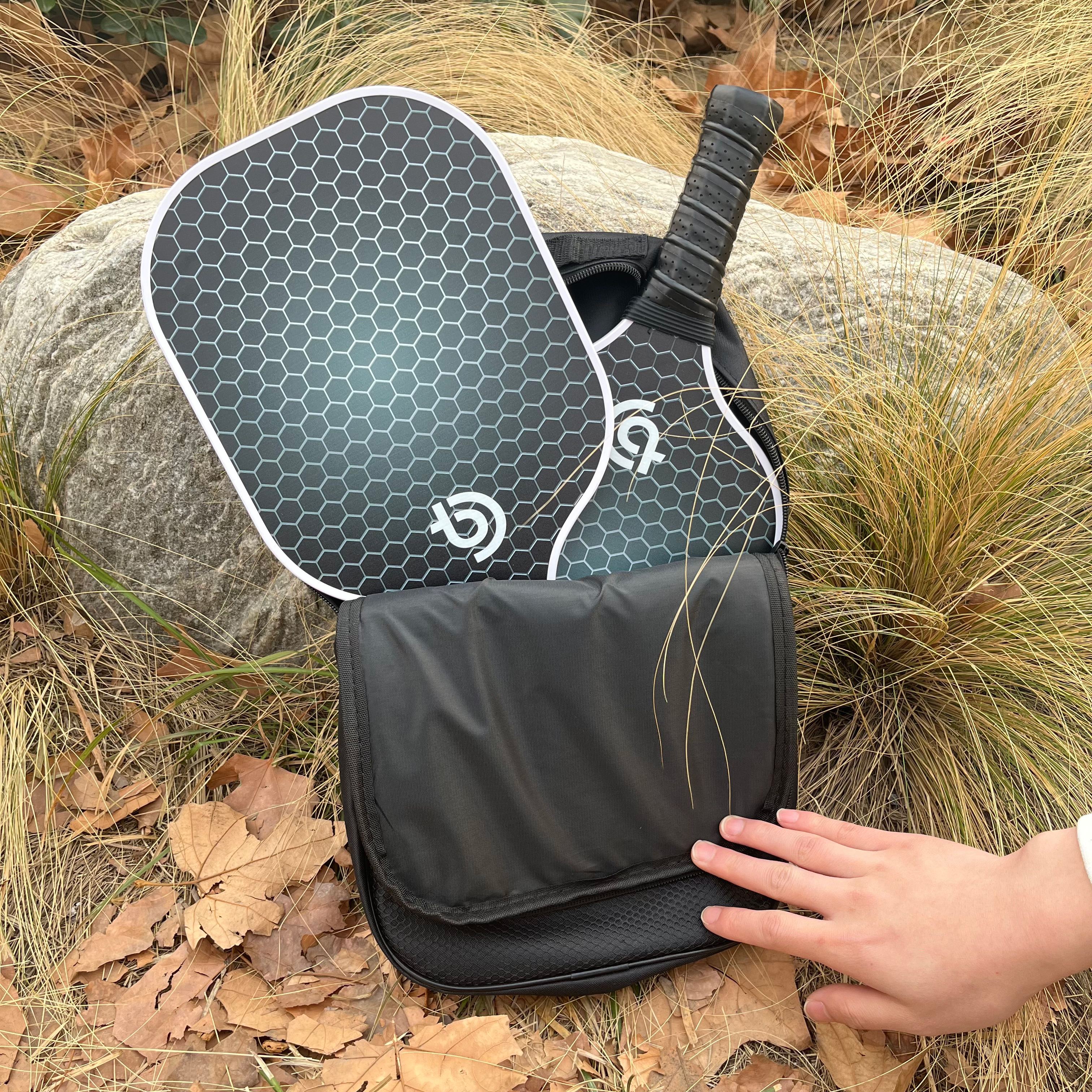 Pickleball Paddle Set – Carbon Fiber with Honeycomb Core for Outdoor Men & Women