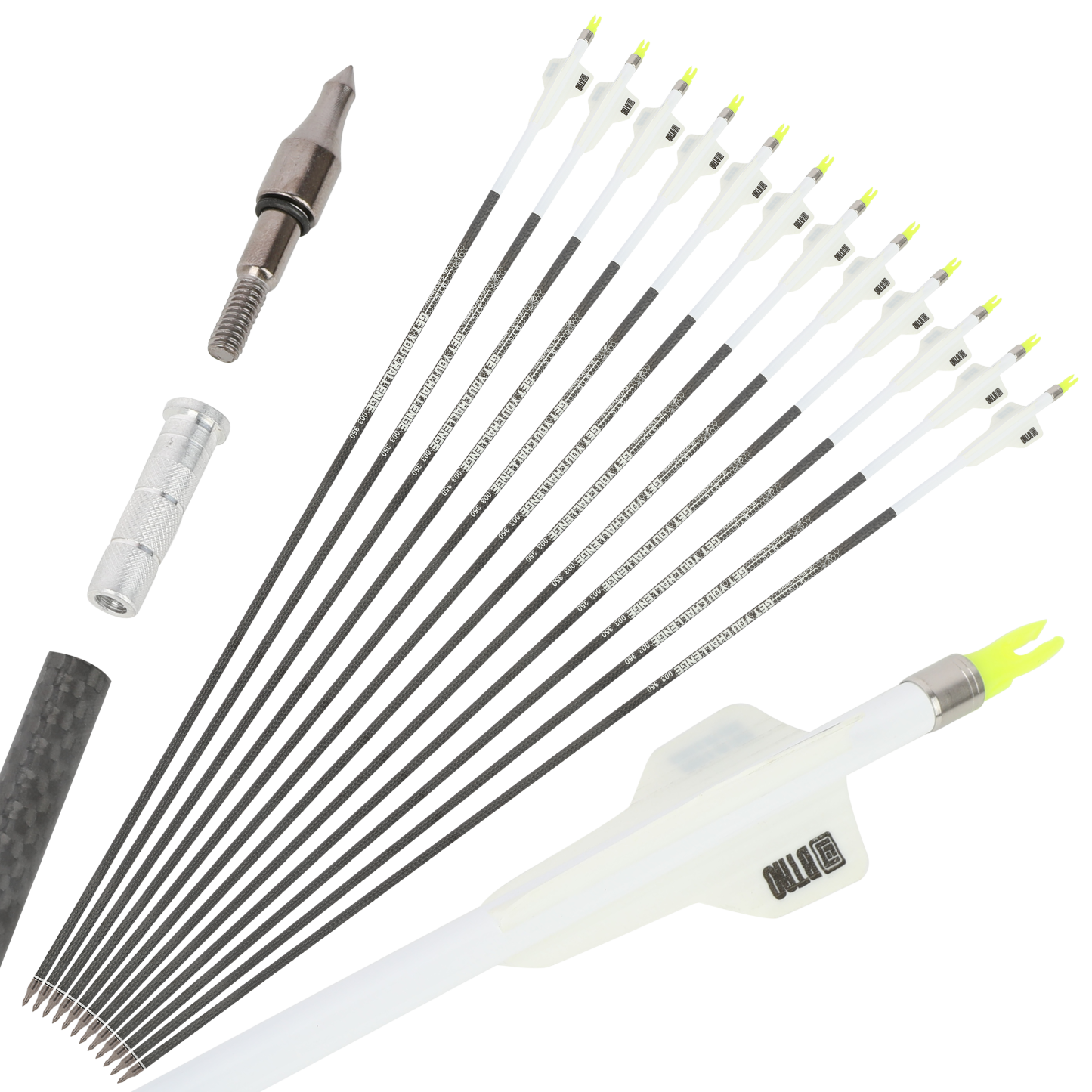 BTRO Archery Arrow 32" Pure Carbon Arrows Hunting & Target