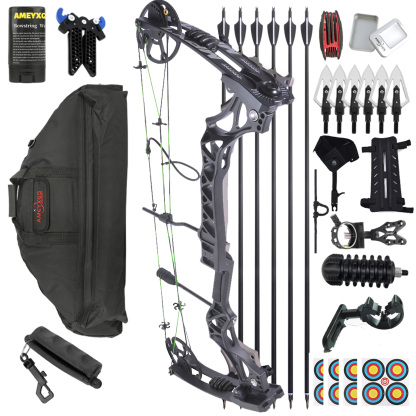 US JUNXING M129 Hunting Compound Bow 30-70LBS Full Kit 320FPS