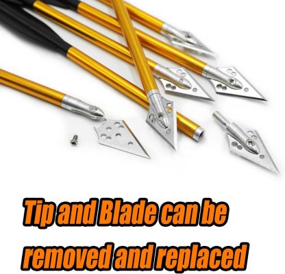 Aluminum Crossbow Arrows Archery Hunting Bowfish