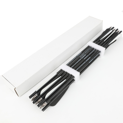 Crossbow Arrow Carbon Shaft Bolts （12pcs/Box）