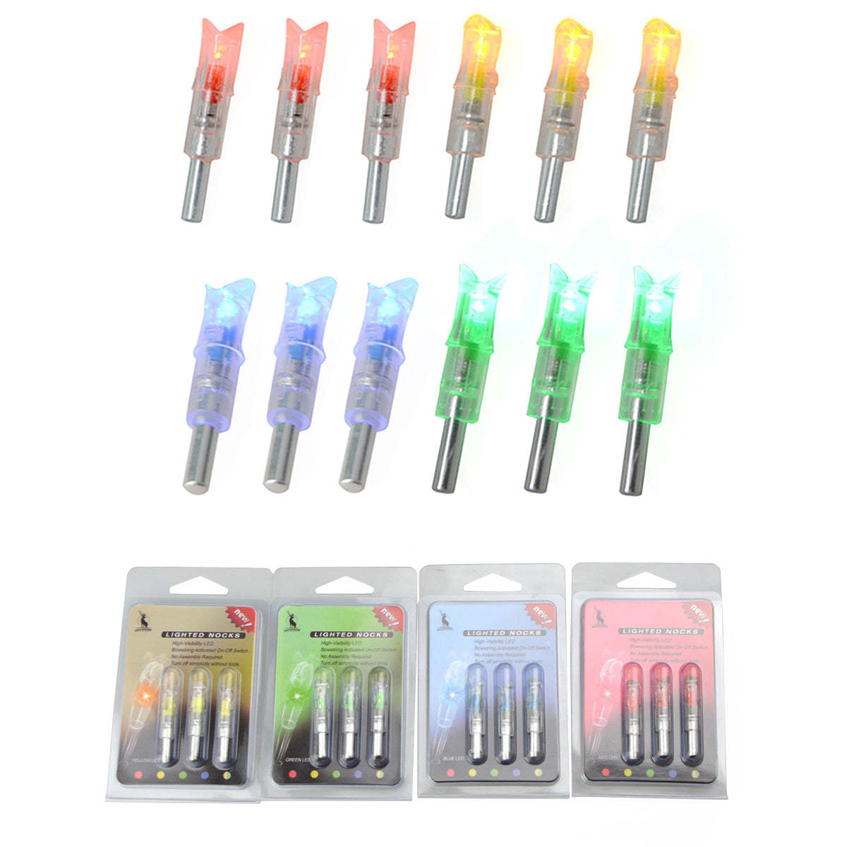 🎯Automatic LED Arrow Nock for Hunting Crossbow-AMEYXGS Archery