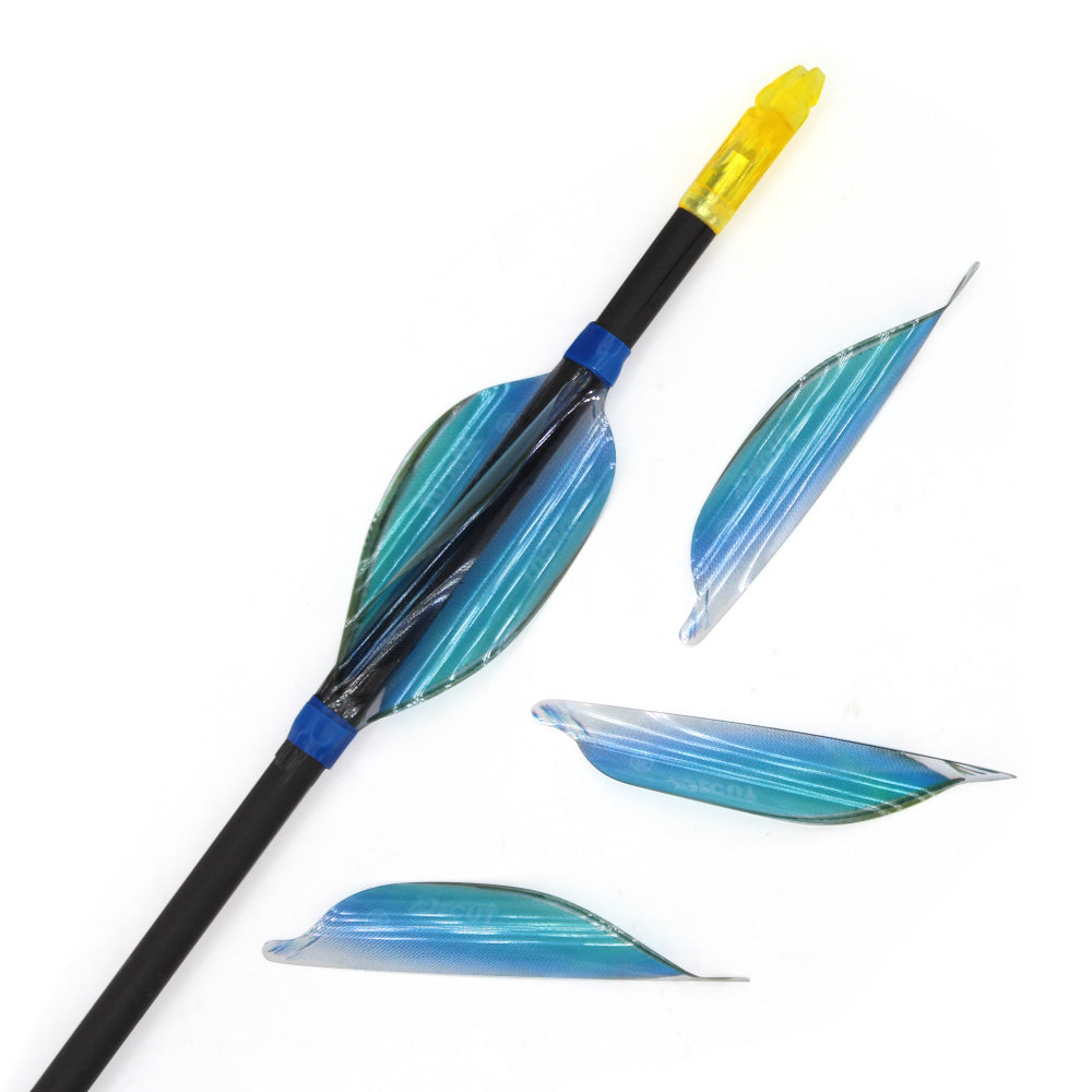 🎯Spiral Arrow Feather  DIY Arrow-AMEYXGS Archery