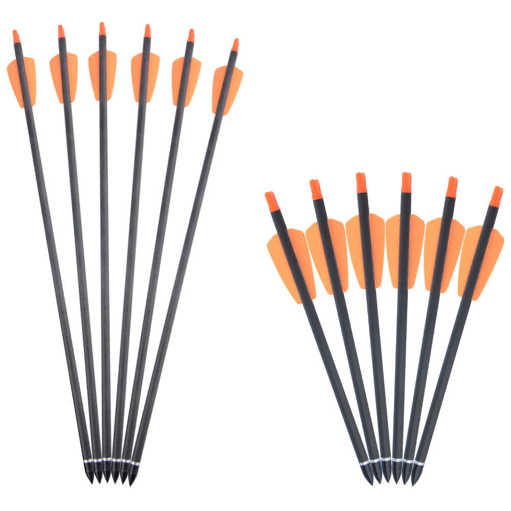 🎯Spine 350 Crossbow 100% Pure Carbon Arrow for Archery Hunting Outdoor-AMEYXGS Archery