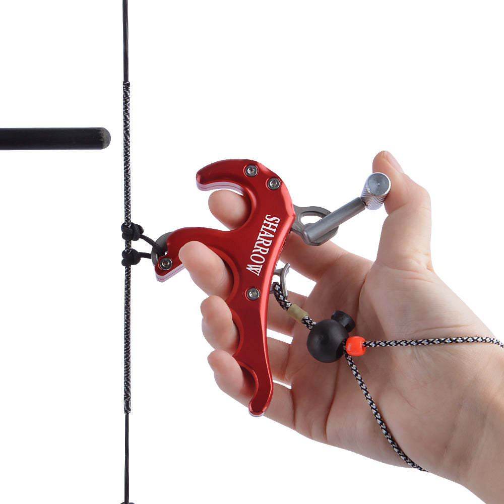 🎯3/4 Fingers Archery Compound Bow Release Aid Hunting-AMEYXGS Archery