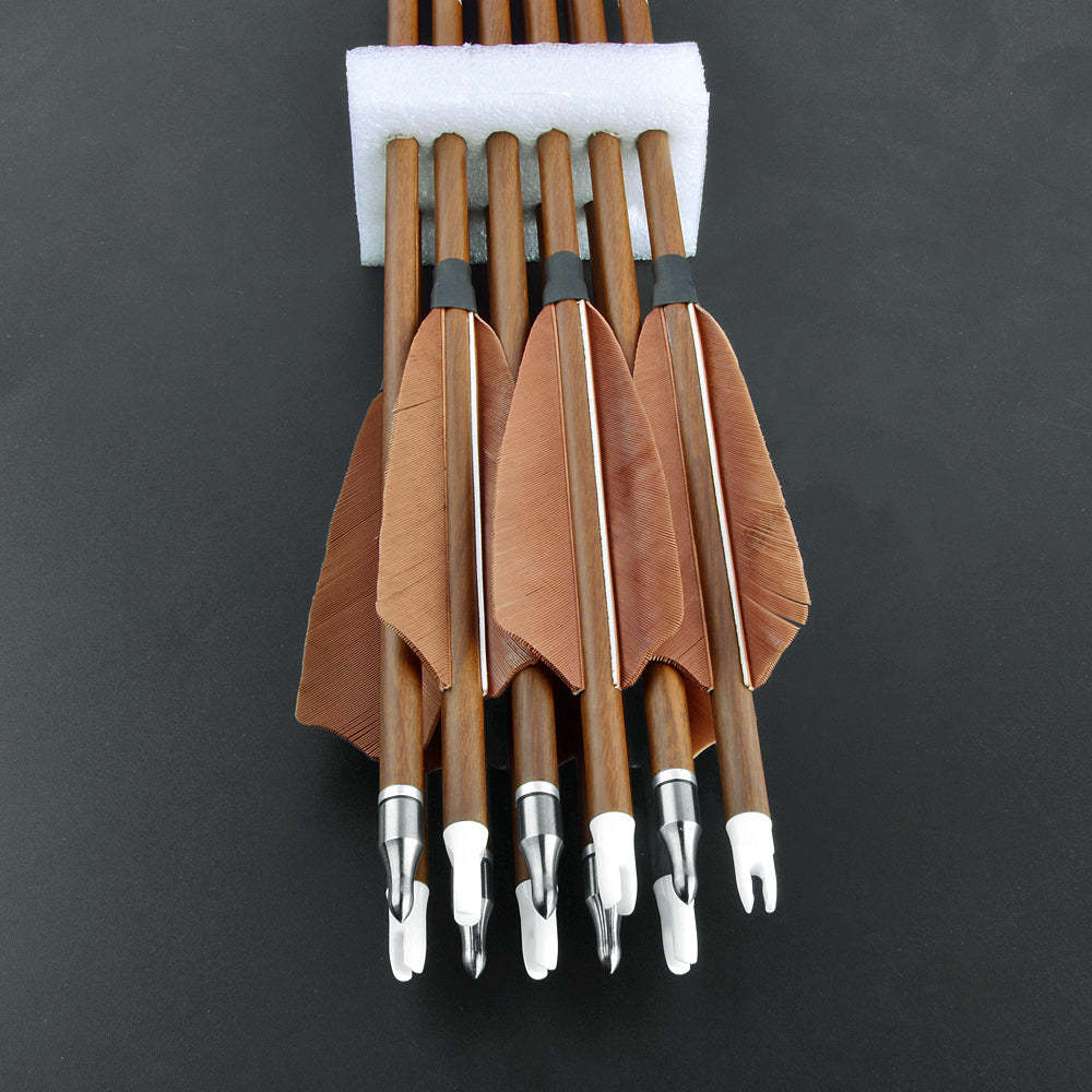 🎯100% Pure Carbon Arrows for Compound & Recurve Bow Hunting-AMEYXGS Archery
