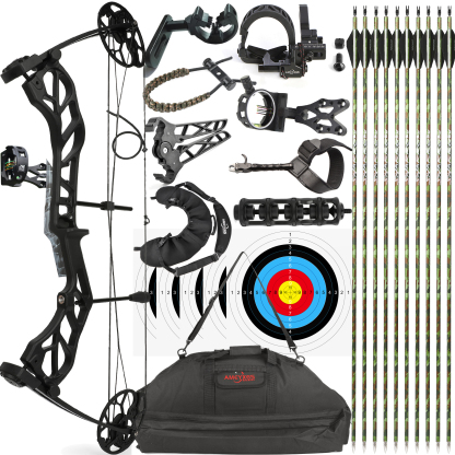 AMEYXGS Archery E8 Compound Bow and Arrows Kit