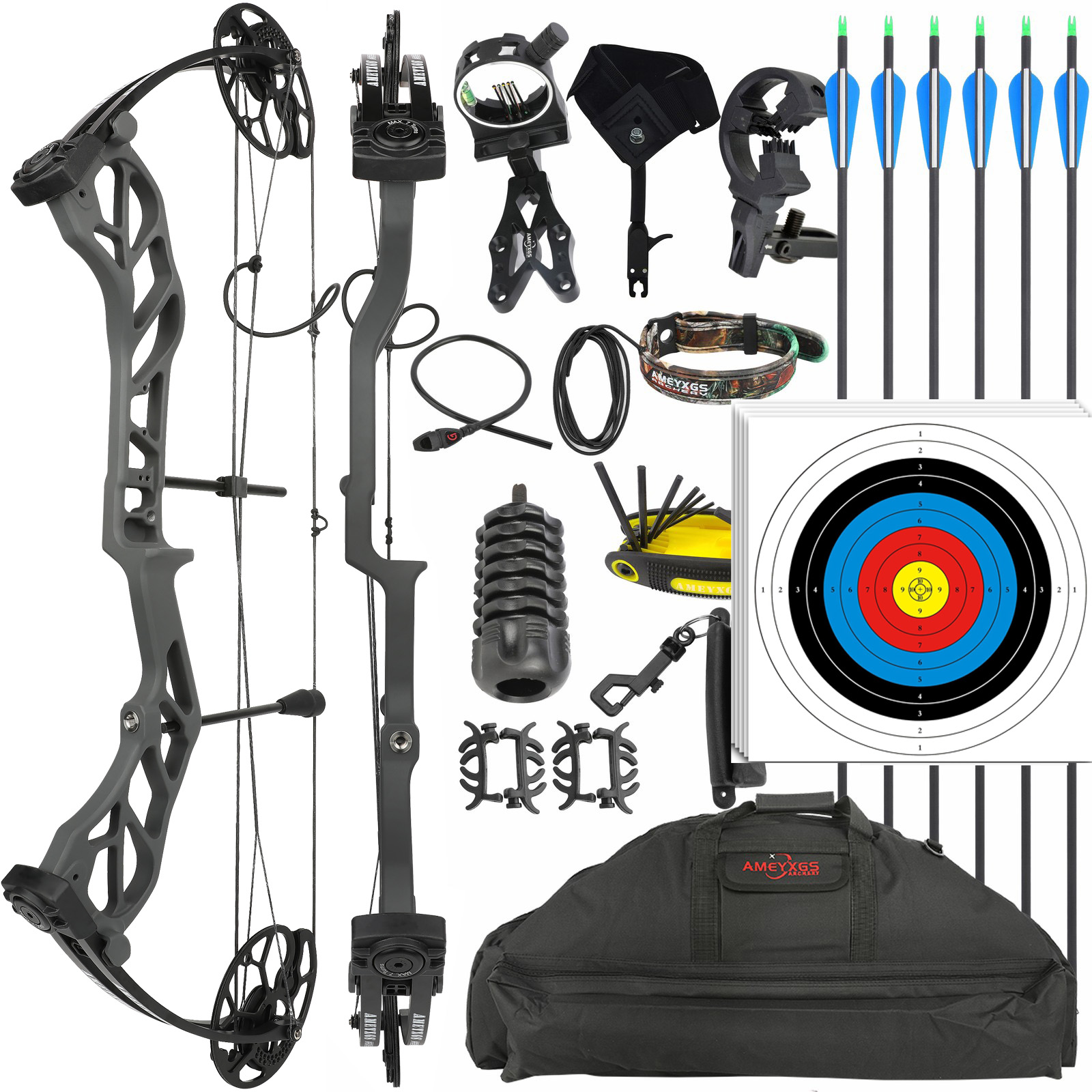 Archery E8 Compound Bow Kit for Deer Hunting – Precision Power Set 2025