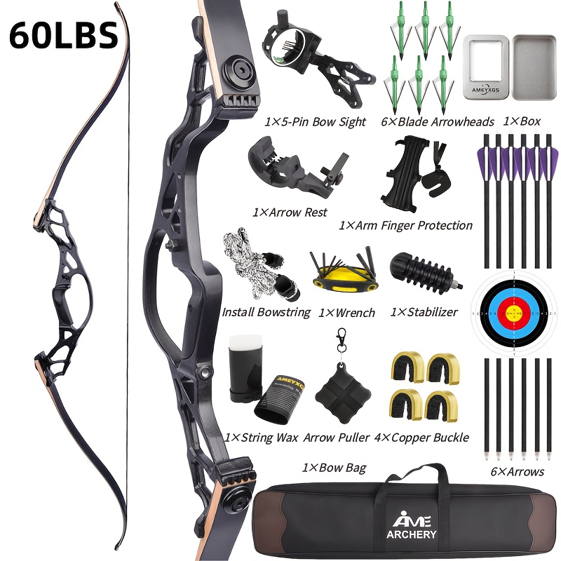 Aluminum Alloy Compound Bow Set – 40/50/60LBS Archery Gift for Christmas
