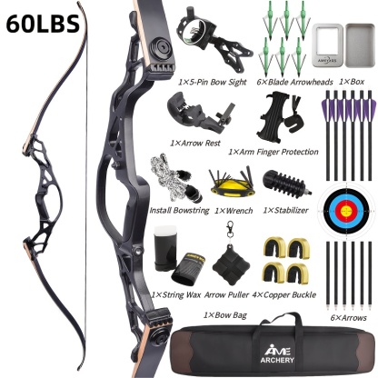 Aluminum Alloy Compound Bow Set – 40/50/60LBS Archery Gift for Christmas