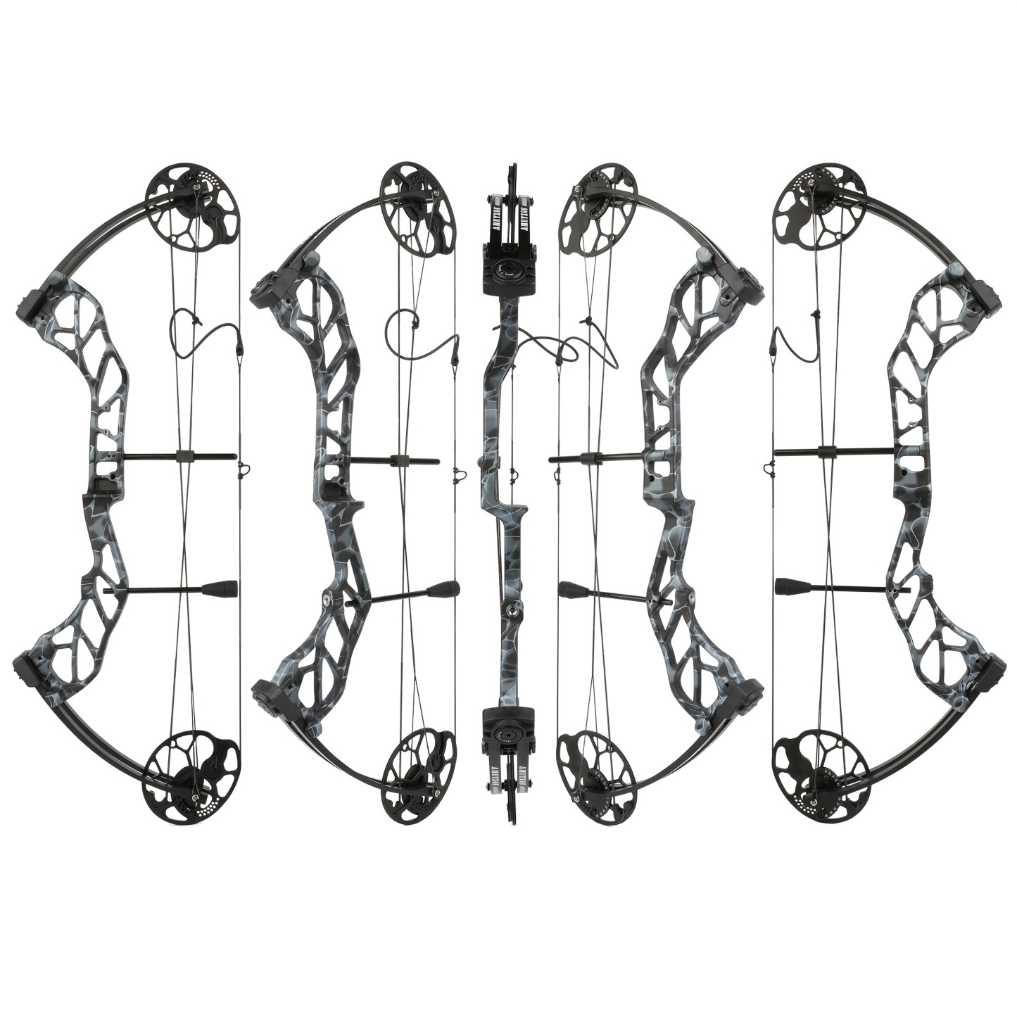 Adjustable 19–70LBS Camo Compound Bow Set – 320FPS Precision Christmas Gift for Hunters