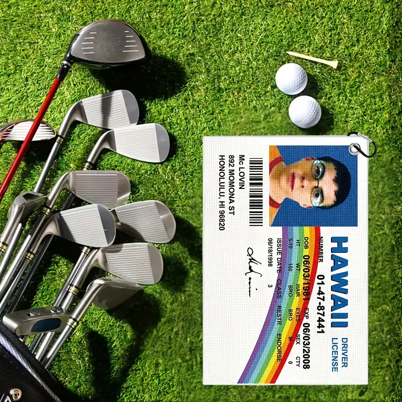 Golf ID Flag Banner and Card,  Outdoor Flag