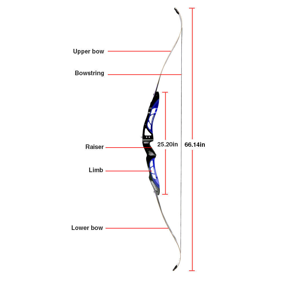 🎯F165 Recurve Bow Archery for Competitive Sports Outdoor Shooting-AMEYXGS Archery