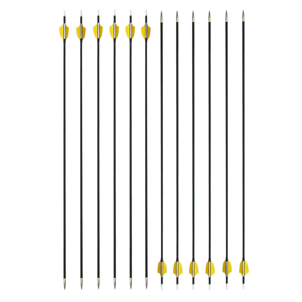 🎯SP1000 Carbon Arrows Natural Feather Archery-AMEYXGS Archery