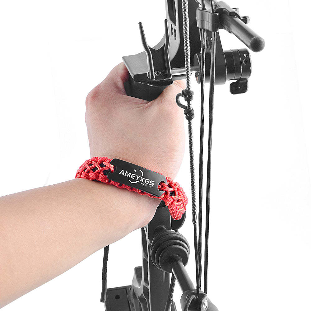 🎯Compound Bow Wrist Sling Strap Braided Rope-AMEYXGS Archery