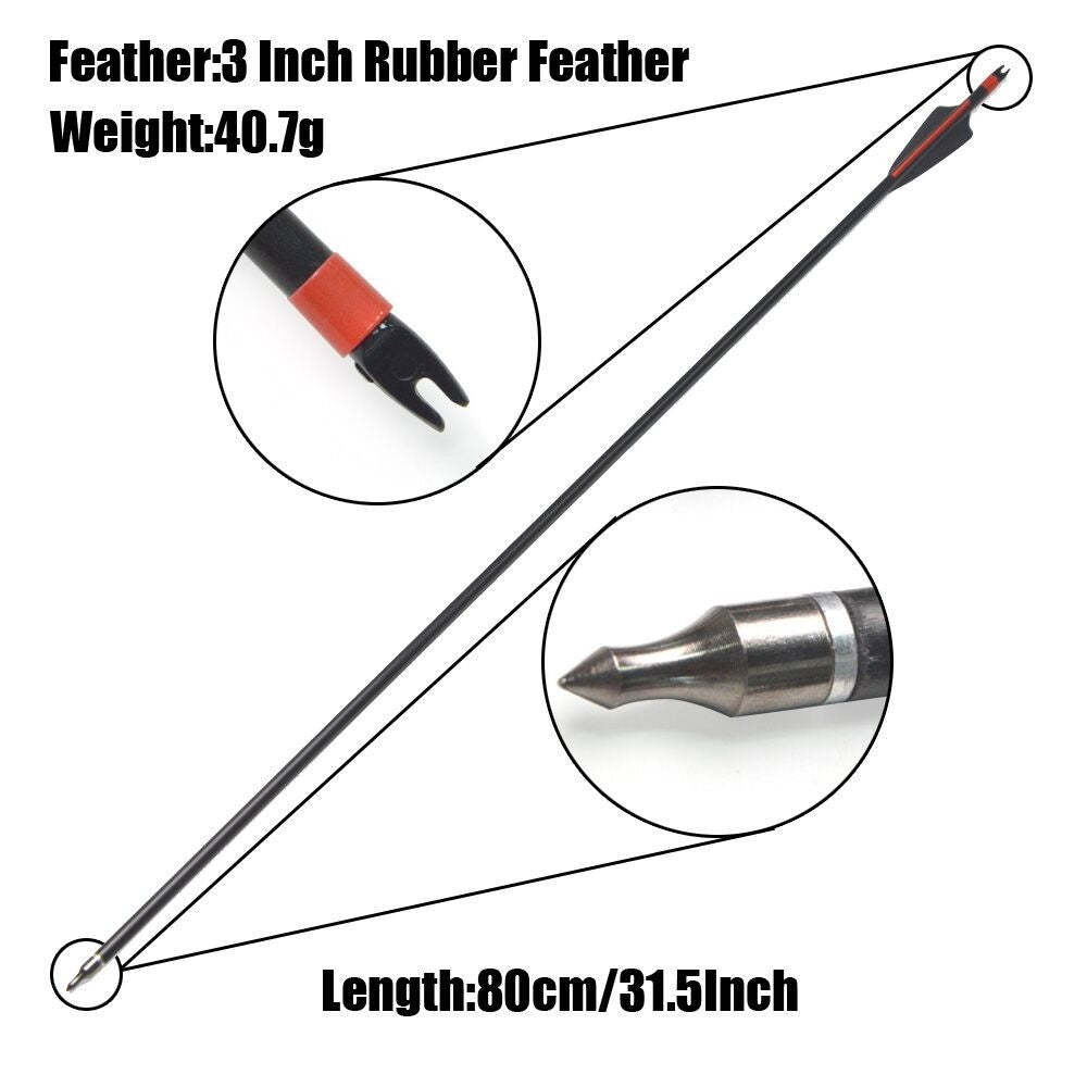 🎯Hunting Practice Archery Fiberglass Arrow Compound Bow-AMEYXGS Archery