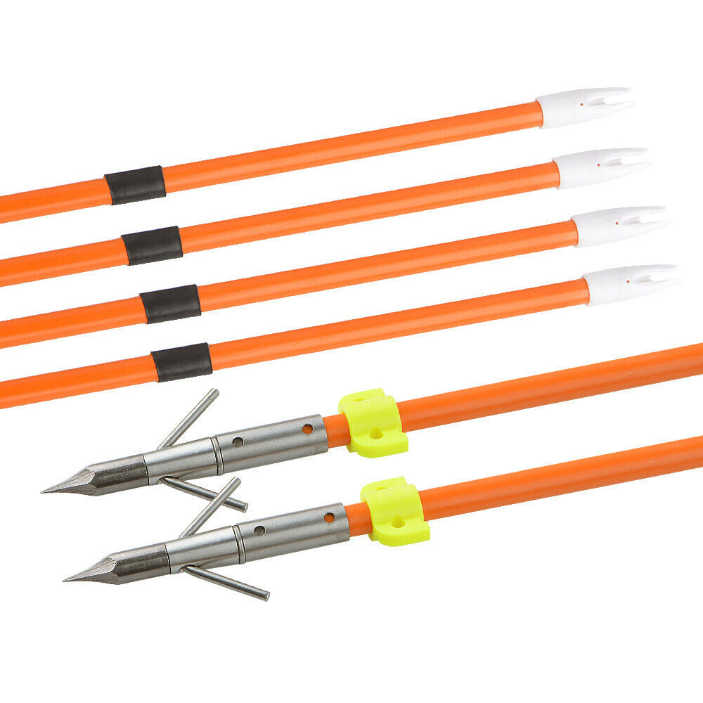 🎯32'' Bow Archery Fishing Arrows for Anglers Hunter-AMEYXGS Archery