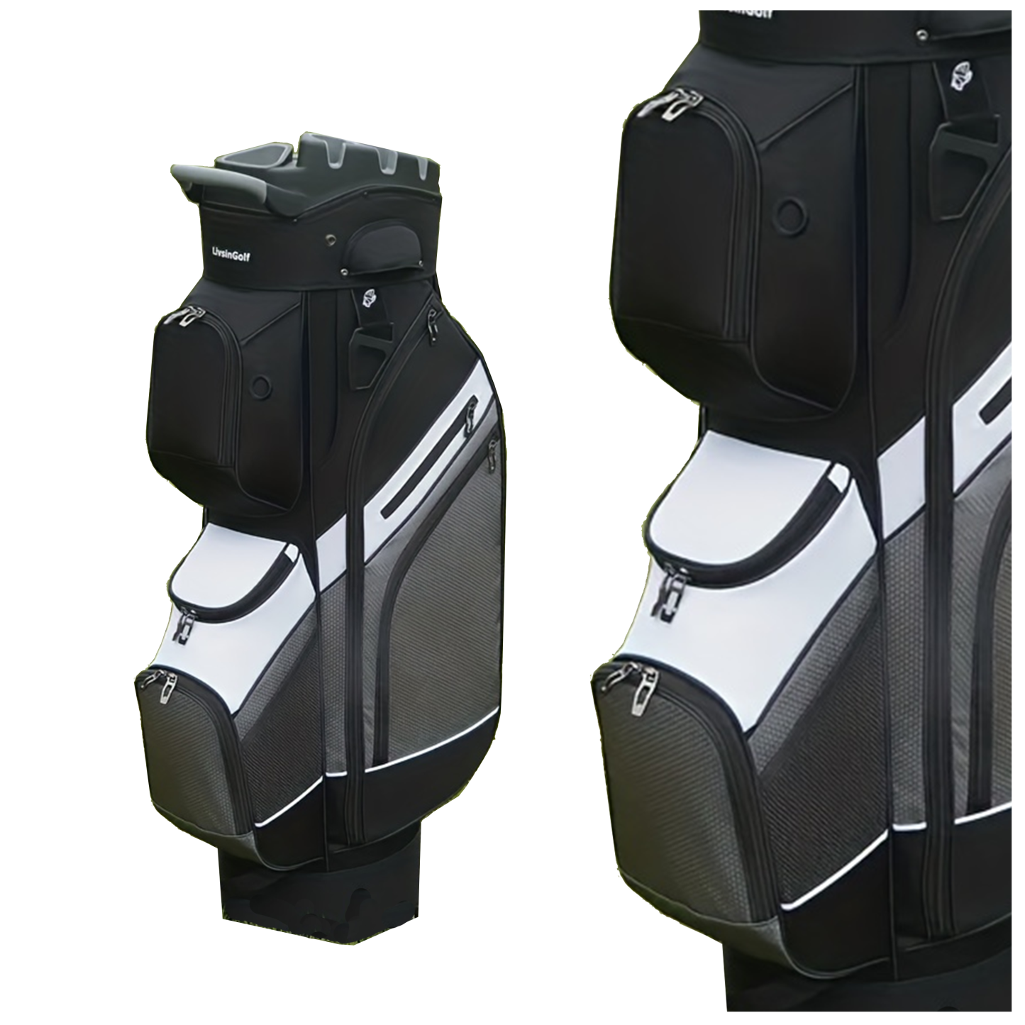 Dividers Golf Club Bag 7 Pocket Polyester Case Course Golf Accessory