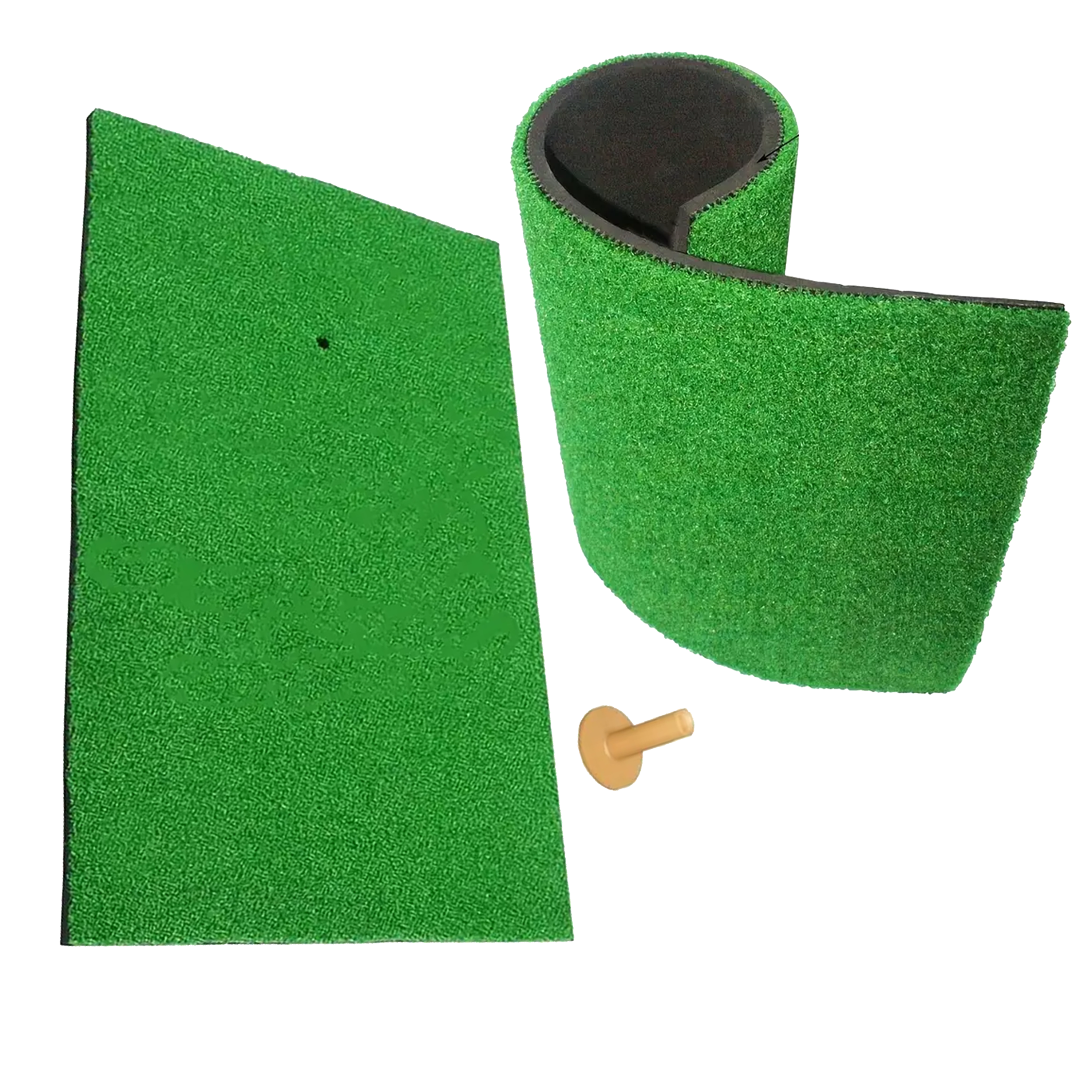 Artificial Turf Golf Training Mat Portable Practice Pad Tee Indoor use