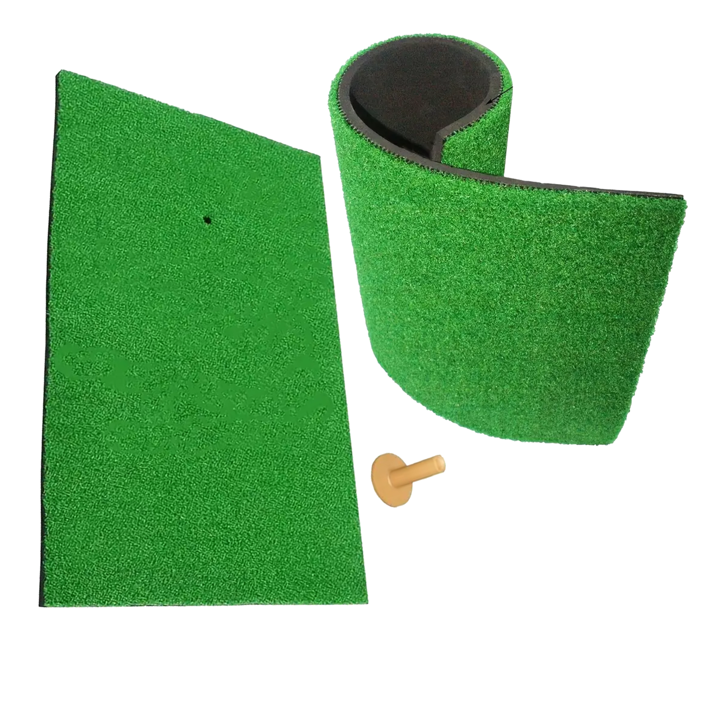 Artificial Turf Golf Training Mat Portable Practice Pad Tee Indoor use