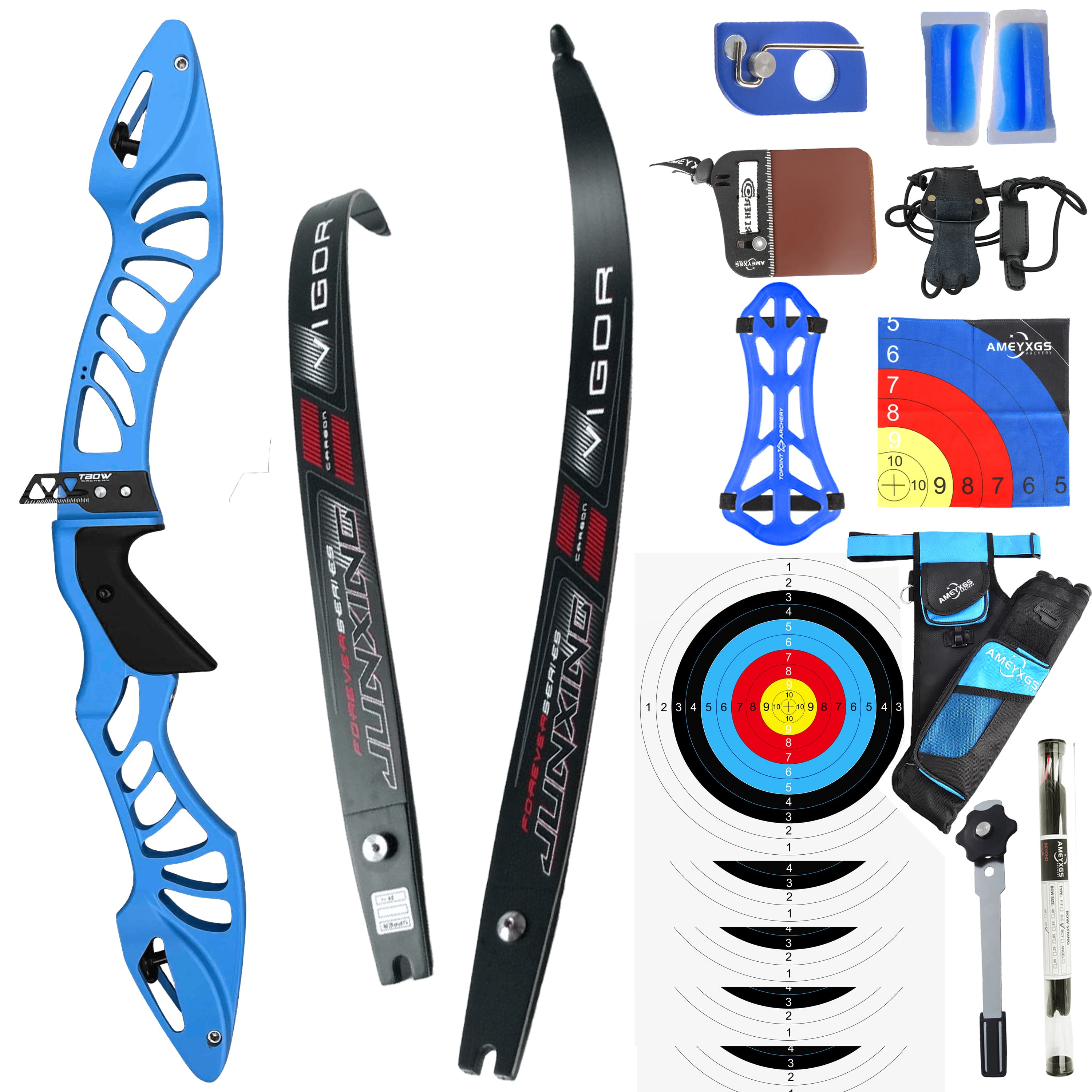 TBOW H7 68" ILF Recurve Bow Set 18-40lbs