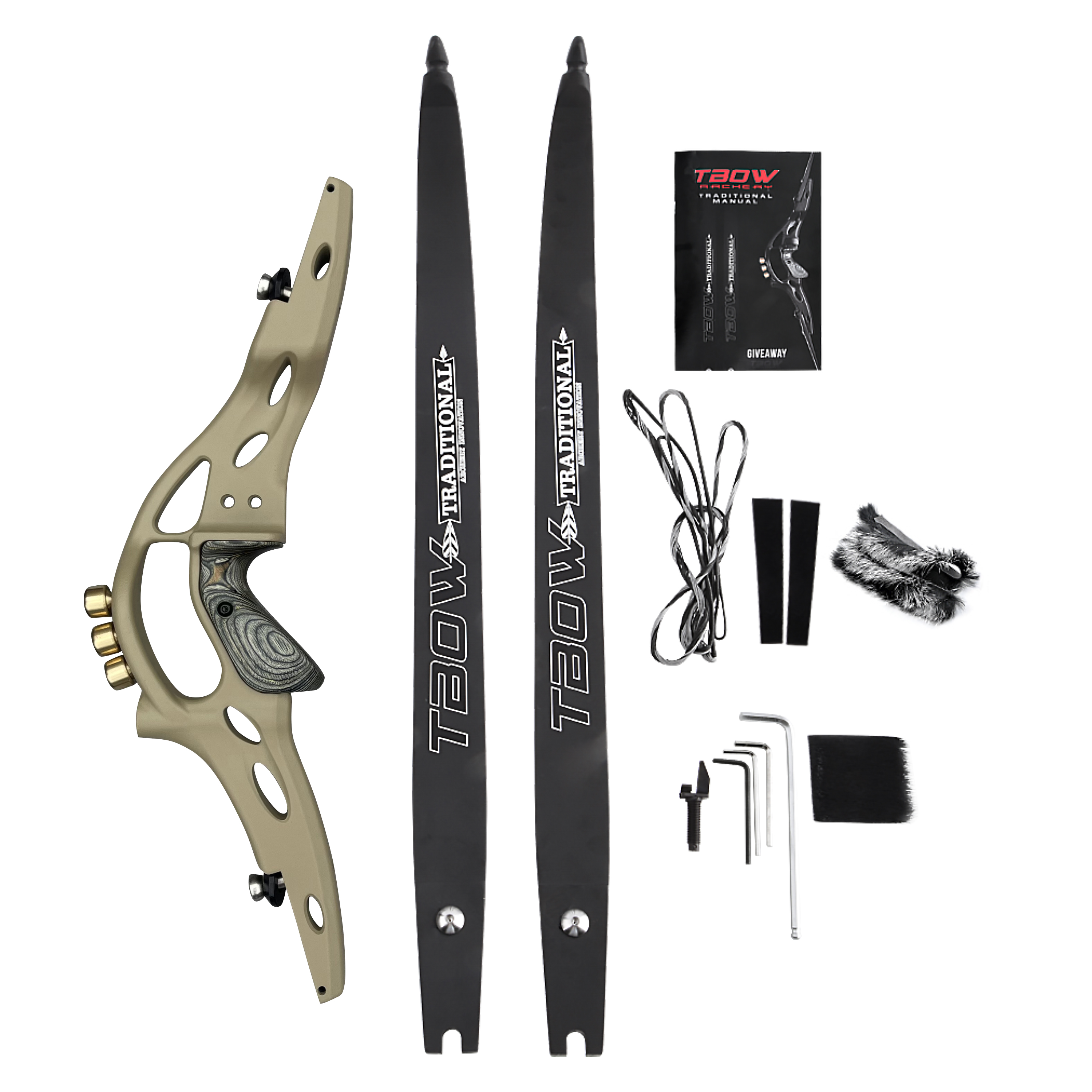 TBOW Archery Hunting Becurve Bow / Barebow