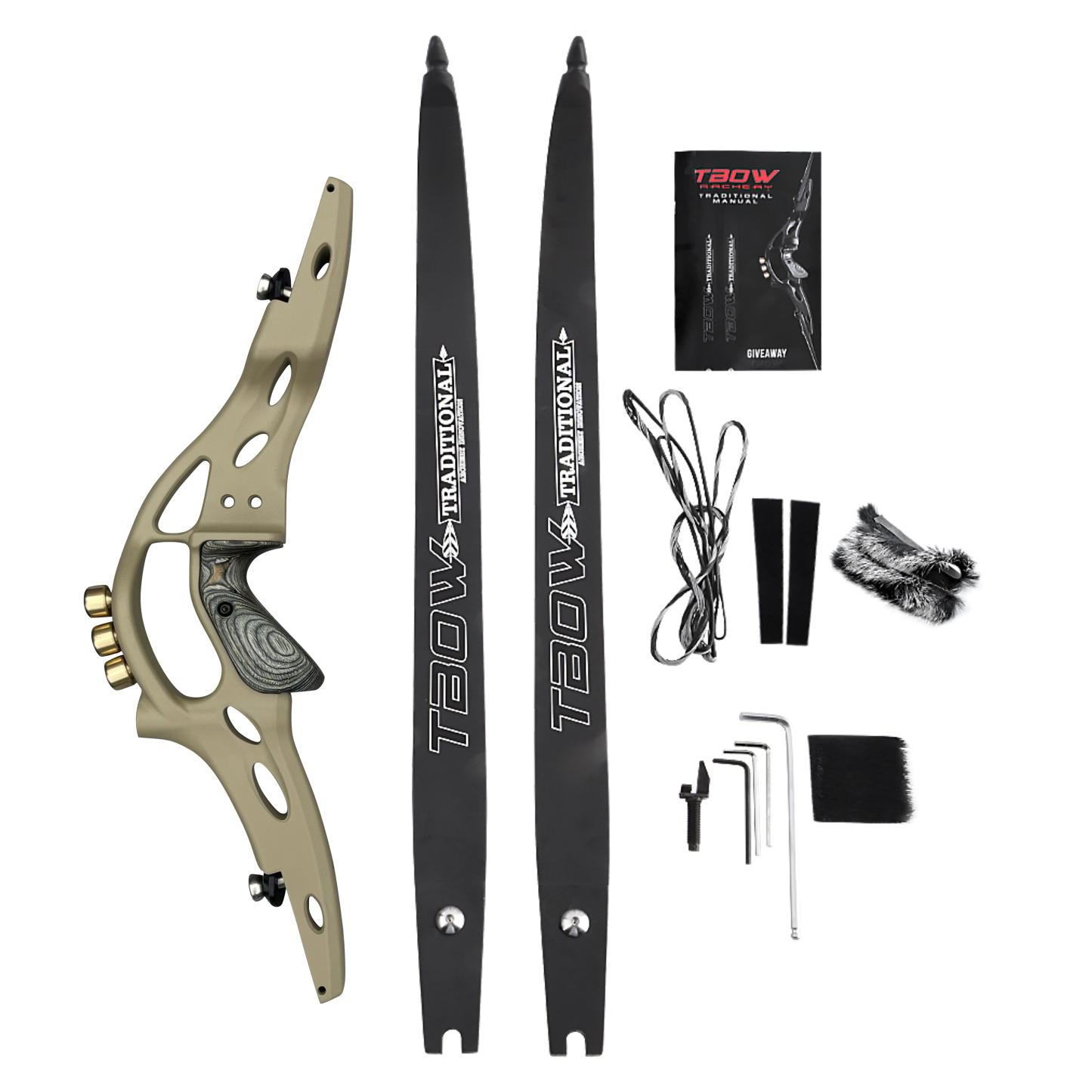 TBOW Archery Hunting Becurve Bow / Barebow