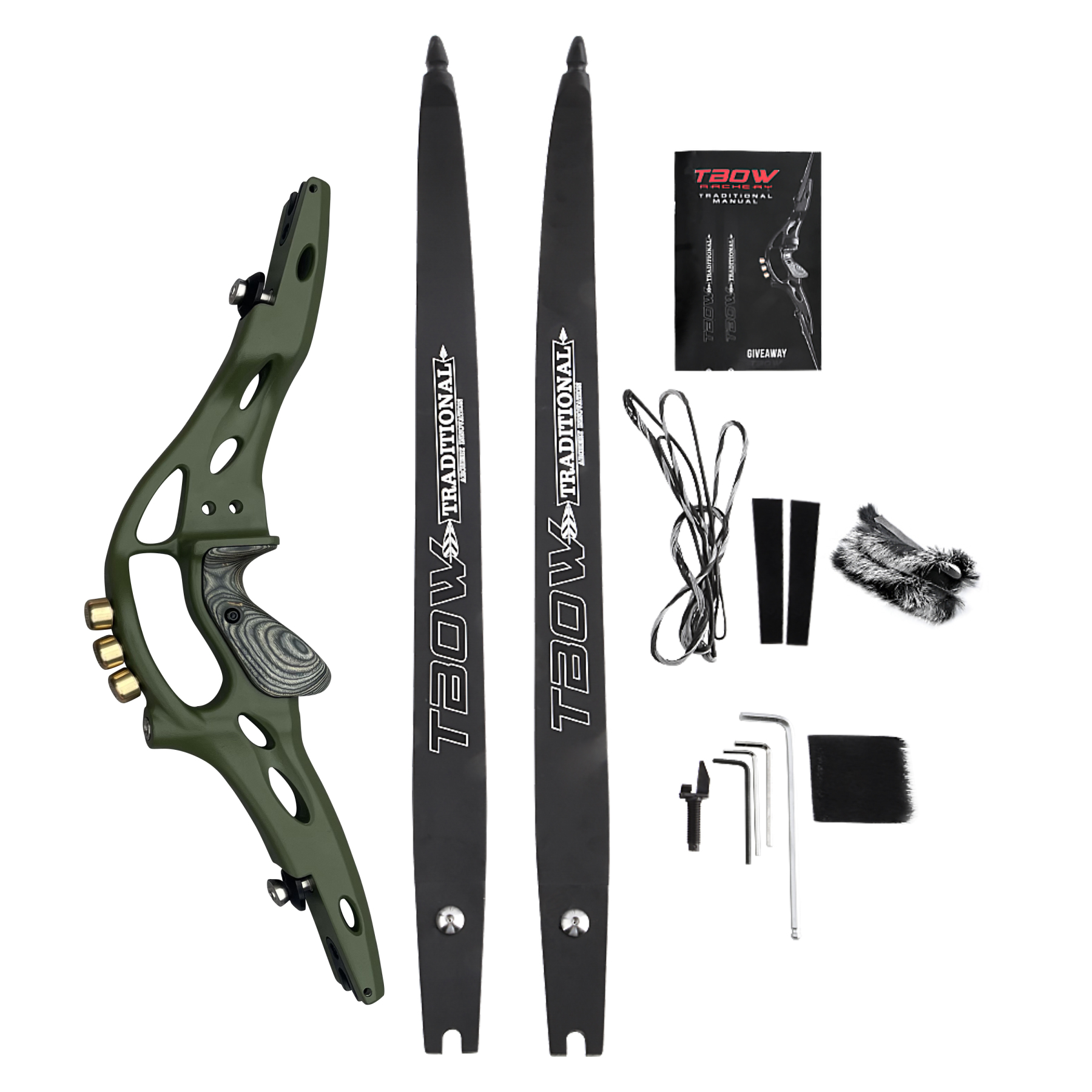 TBOW Archery Hunting Becurve Bow / Barebow