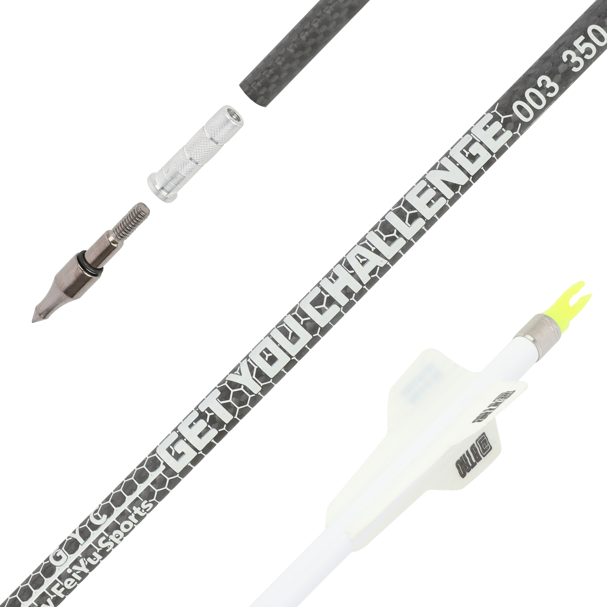 BTRO Archery Arrow 32" Pure Carbon Arrows Hunting & Target