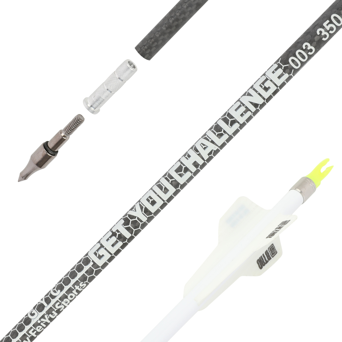 BTRO Archery Arrow 32" Pure Carbon Arrows Hunting & Target